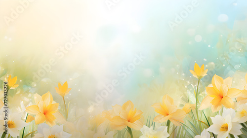 Spring banner Macros. Floral wallpapers for postcards on the desktop. Romantic soft gentle artistic image, free space for text.