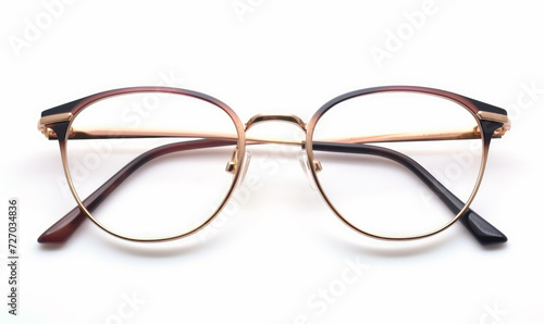 Pair of glasses. Eyeglasses isolated on white background