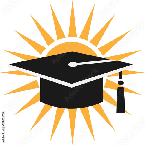 graduation cap vector
