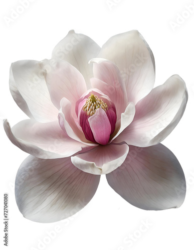 Illustration of beautiful chinese magnolia flower