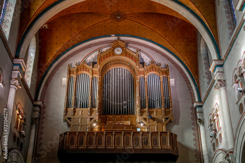 1886 Cavaille organ in Notre Dame de la Gare catholic church, Paris, France