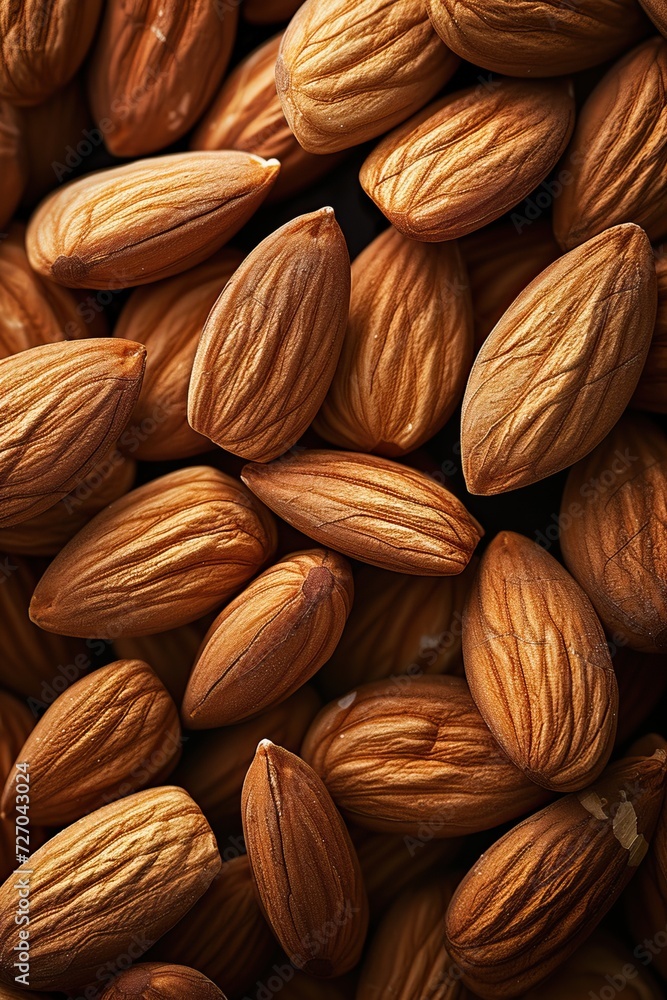 Macro shot of a hulled almonds. A nut rich in protein and micronutrients. Macro shot of a hulled almonds. A nut rich in protein and micronutrients.