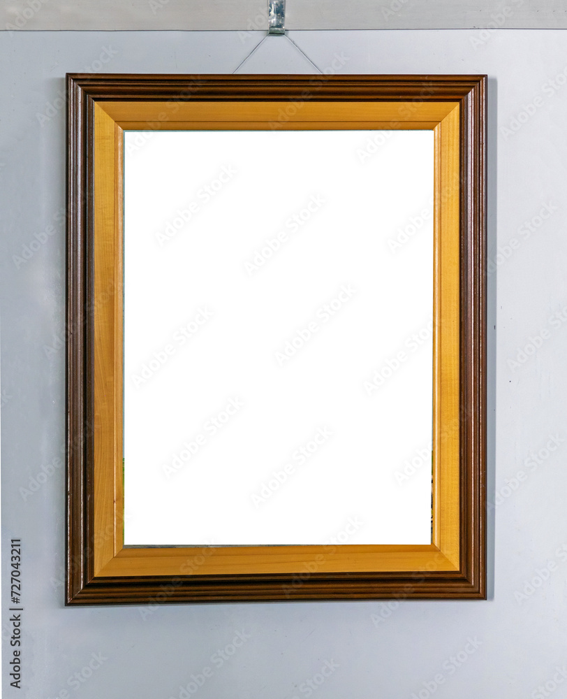 Retro wooden empty frame Retro wooden empty frame