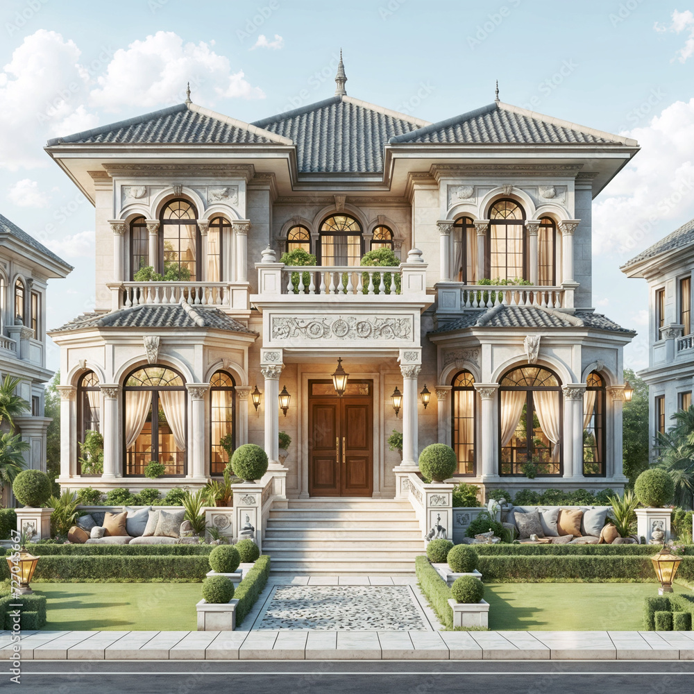 luxury garden house