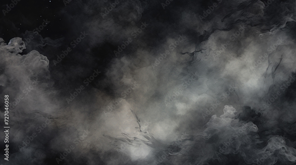 Fototapeta premium Abstract black watercolor background.Hand painted watercolor.