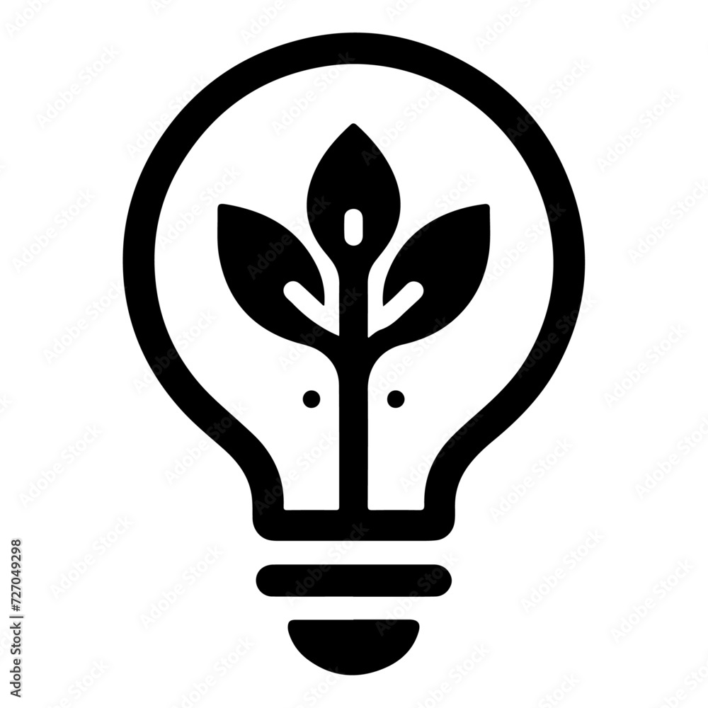 minimal Bulb logo logo icon, flat symbol, black color silhouette, white background minimal Bulb logo logo icon, flat symbol, black color silhouette, white background