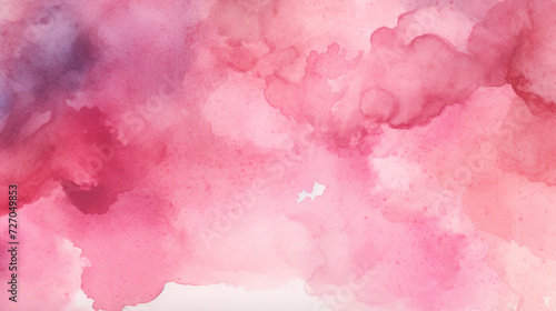 Abstract pink watercolor background.Hand painted watercolor.