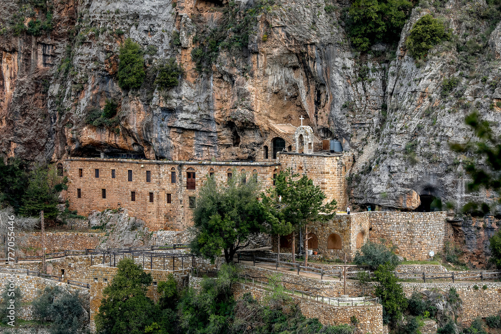 Mar Licha (Lichaa) monastery in the Qadisha (Kadisha) Holy Valley in Nortern Lebanon