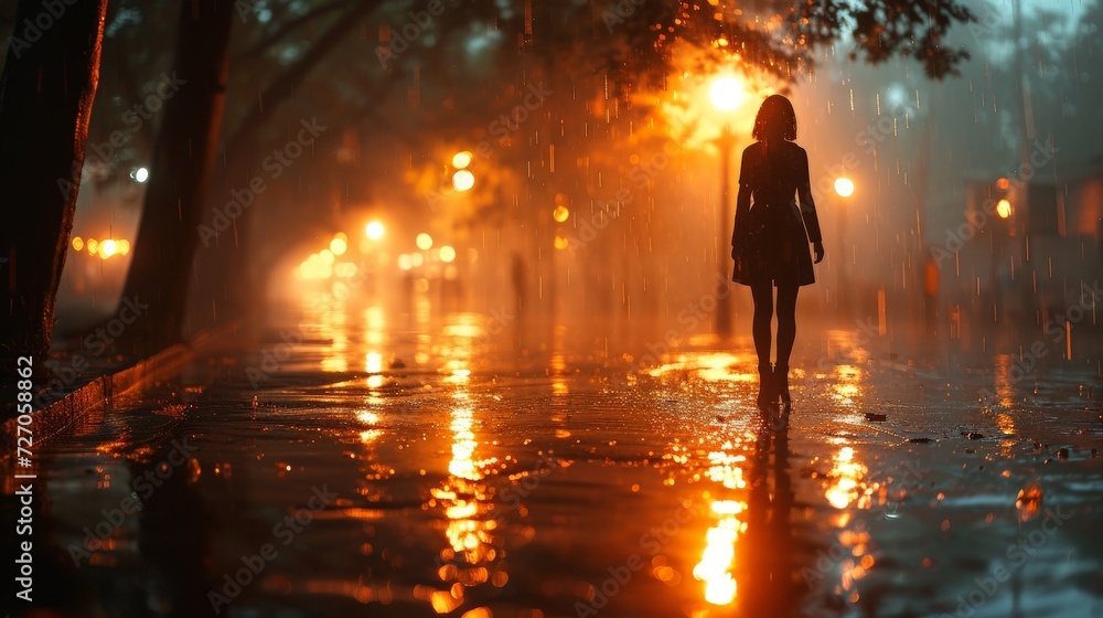 Solitude in Rain