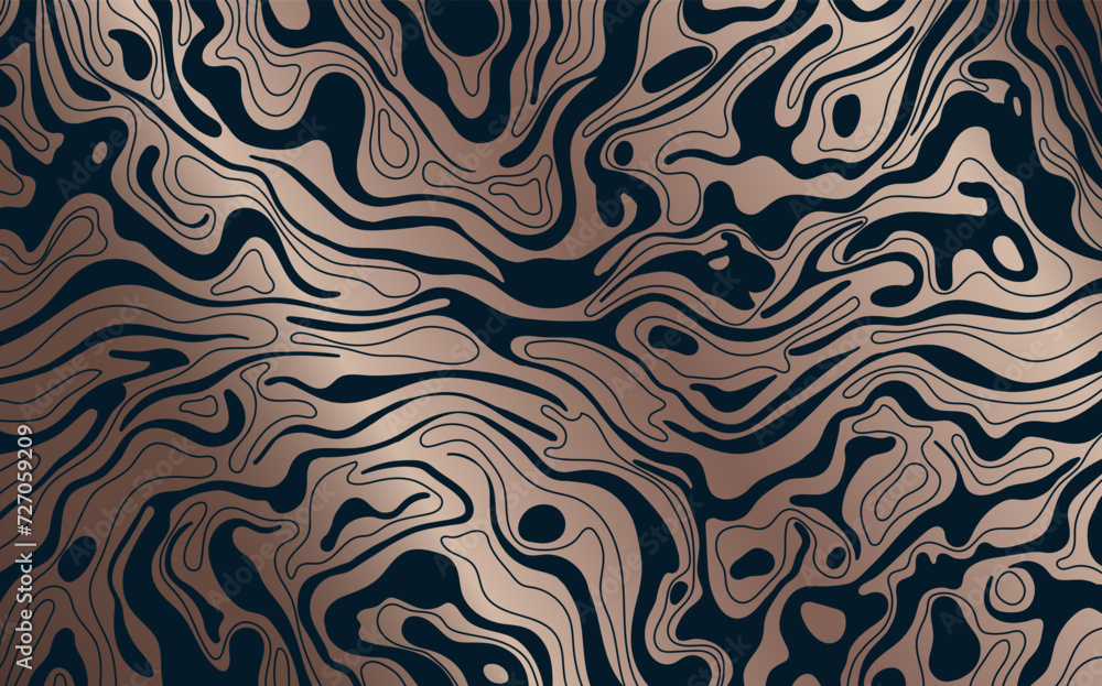Abstract topographic map design wallpaper. Background with color lines wallpaper. Different shades and thickness. Damascus background. Abstract topographic map design wallpaper. Background with color lines wallpaper. Different shades and thickness. Damascus background.