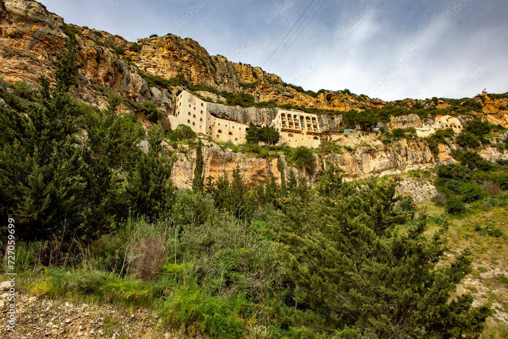 Our Lady of Hamatoura orthodox monastery, Kannoubine Valley, Lebanon