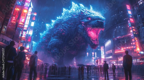 Neon Kaiju photo