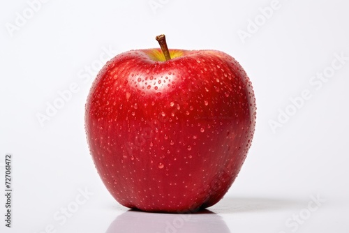 Apple on white background.