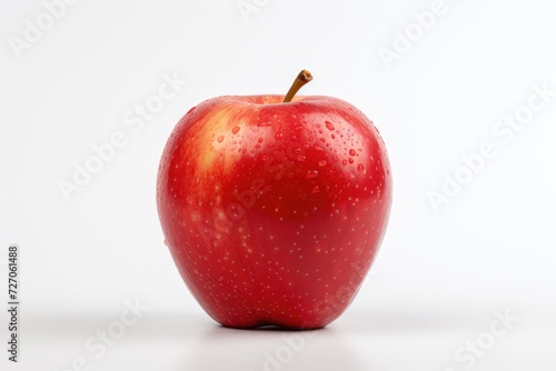 Apple on white background.