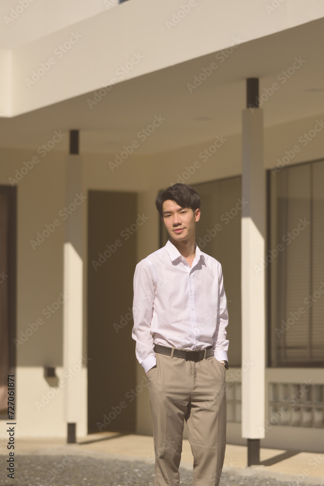 Portrait image of a Smart and Looking Good of Young Asian Businessman Portrait image of a Smart and Looking Good of Young Asian Businessman