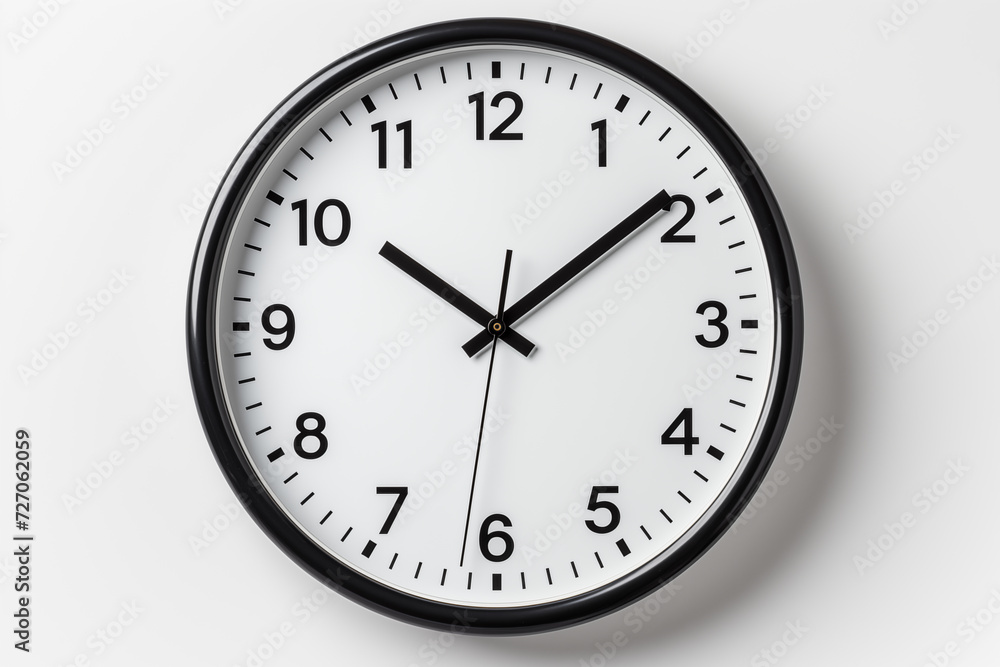 Clock isolated on white background. Clock isolated on white background.