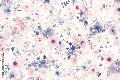 watercolor background  print for wrapping paper  background with flowers pattern