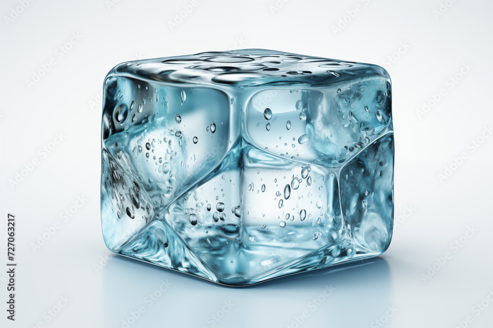Ice isolated on white background. Ice isolated on white background.