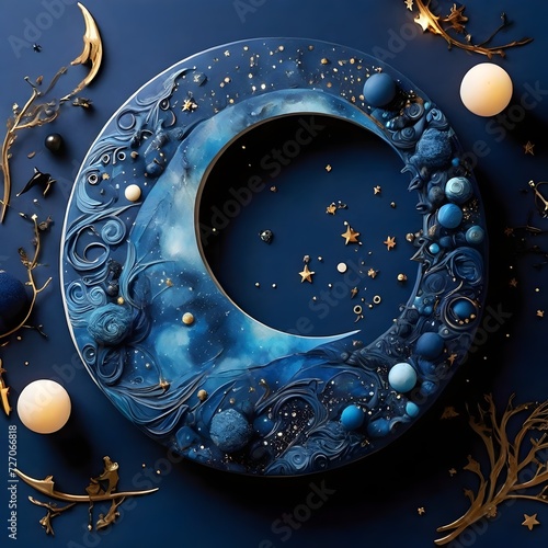 background with moon