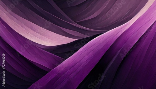 Black deep purple abstract modern background for design. Geometric shape. 3d effect.