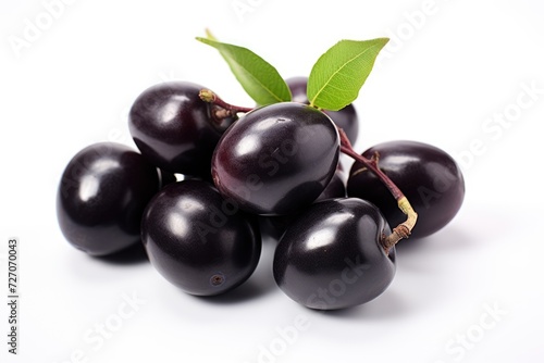 Jaboticaba on white background.