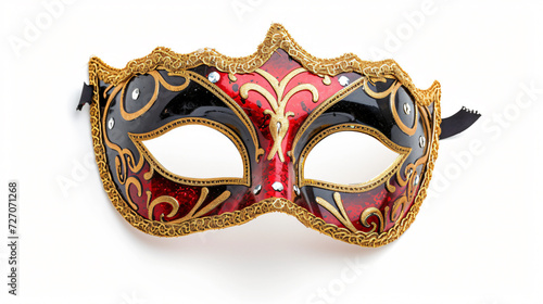 A stunning opera carnival mask with intricate details and vibrant colors, perfect for adding an air of mystery and elegance to any artistic project or costume. © stocker