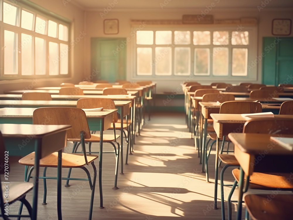 classroom in school classroom in school