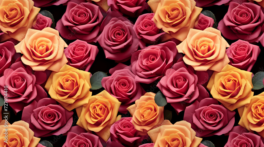 Seamless flower background, colorful flower background Seamless flower background, colorful flower background