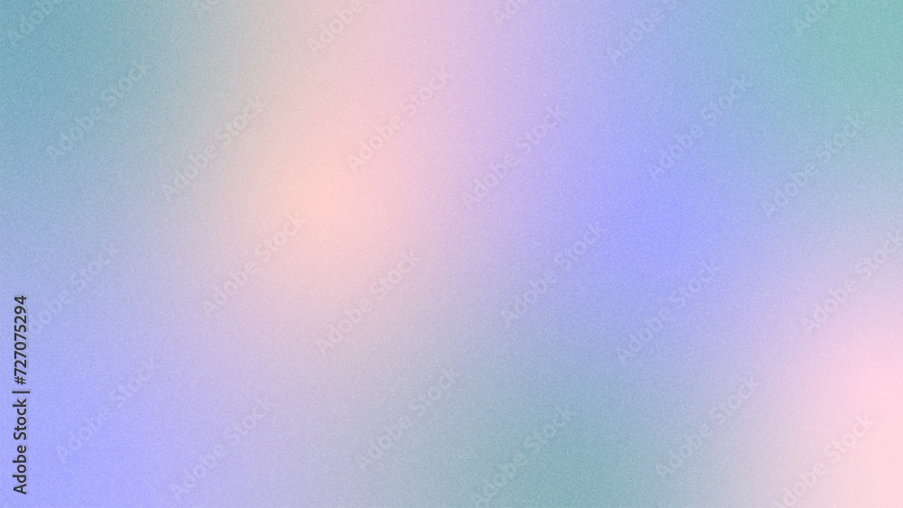 Grainy Noise Multicolor pastel spot gradient abstract background. Colorful Retro design Wallpaper