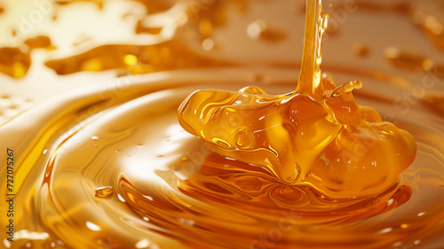Liquid Gold  Honey Drops Background