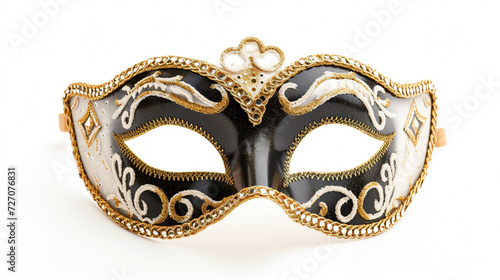 A stunningly elegant opera carnival mask, creatively designed with intricate details and vibrant colors. Perfect for masquerade parties, theatrical performances, or decorative purposes.