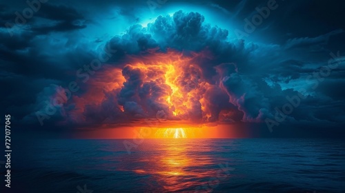 Fiery Skyfall photo