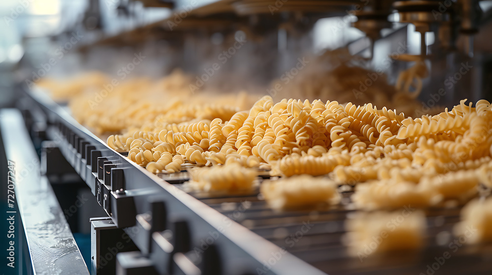 noodles factory production line with using smart robotic production