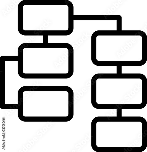 organization chart icon 
