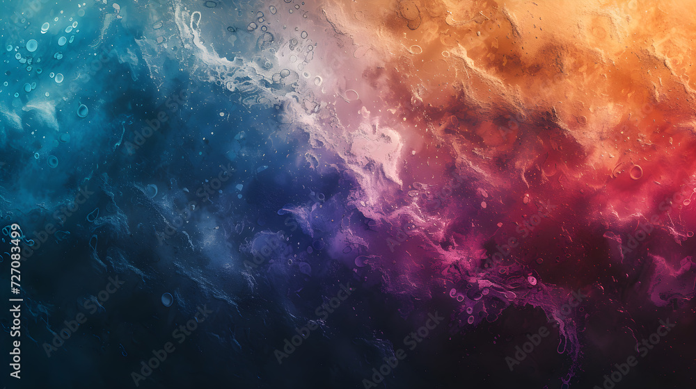 The textures of imaginary stars are colorful and unusual in an artistic style.