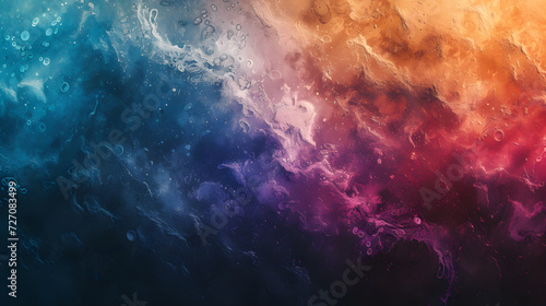 The textures of imaginary stars are colorful and unusual in an artistic style.