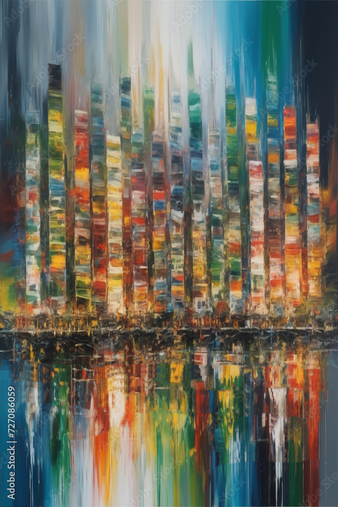 Obraz premium lights of the city