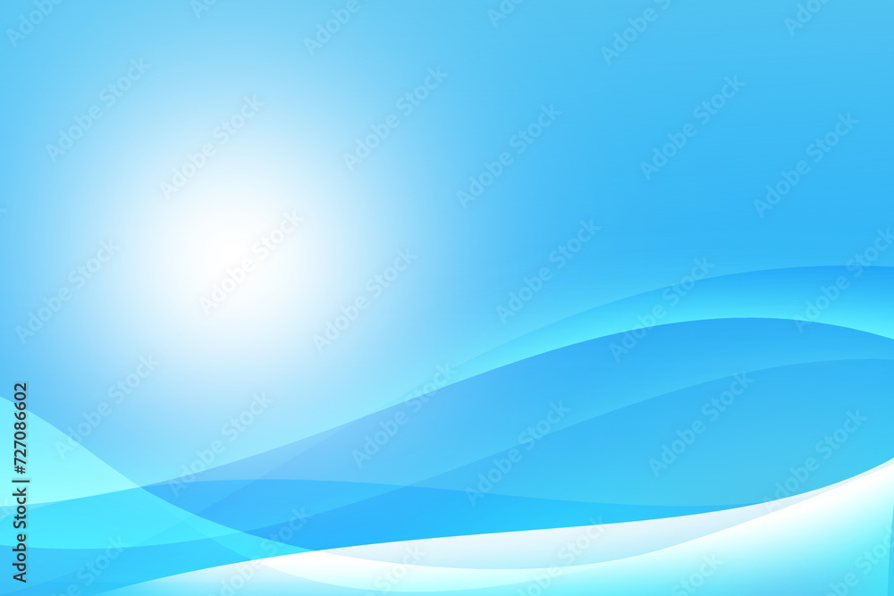 Fototapeta premium Abstract Soft light blue background with curve pattern graphics gradient color for illustration wallpaper banner website backdrop