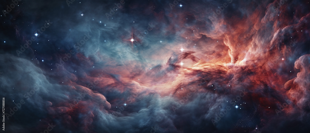 Orion nebula abstract background, space abstract background.