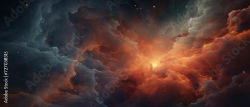 Orion nebula abstract background, space abstract background.