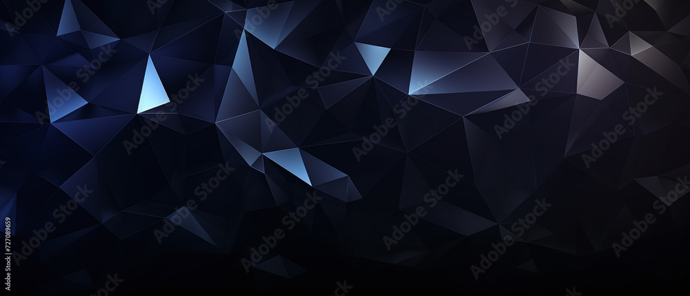 Dark abstract polygonal background.