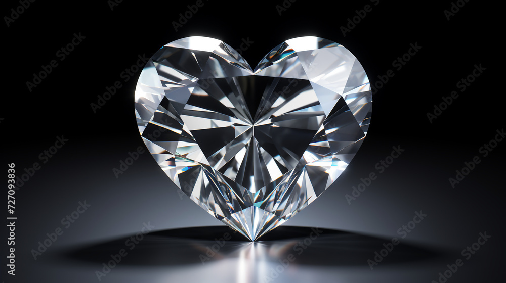 Heart shaped diamond isolated on transparent or white background Heart shaped diamond isolated on transparent or white background