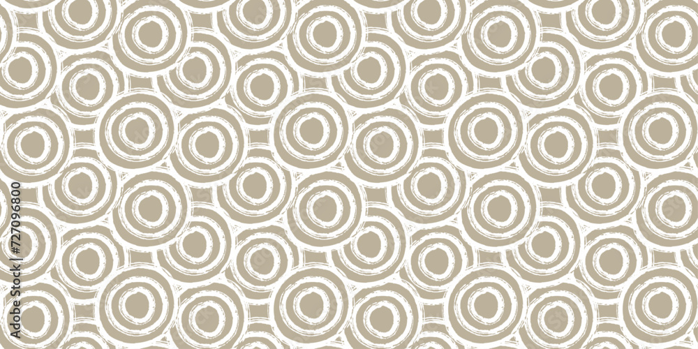 Fototapeta premium Vector seamless pattern with hand-drawn geometric shapes. For printing, packaging, textiles, wallpaper, banner