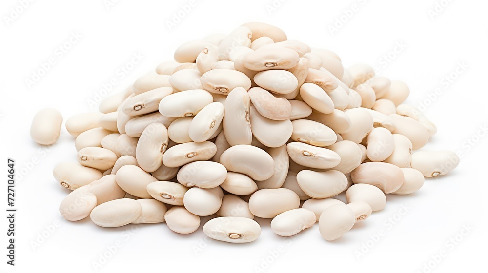 beans isolated on white background beans isolated on white background