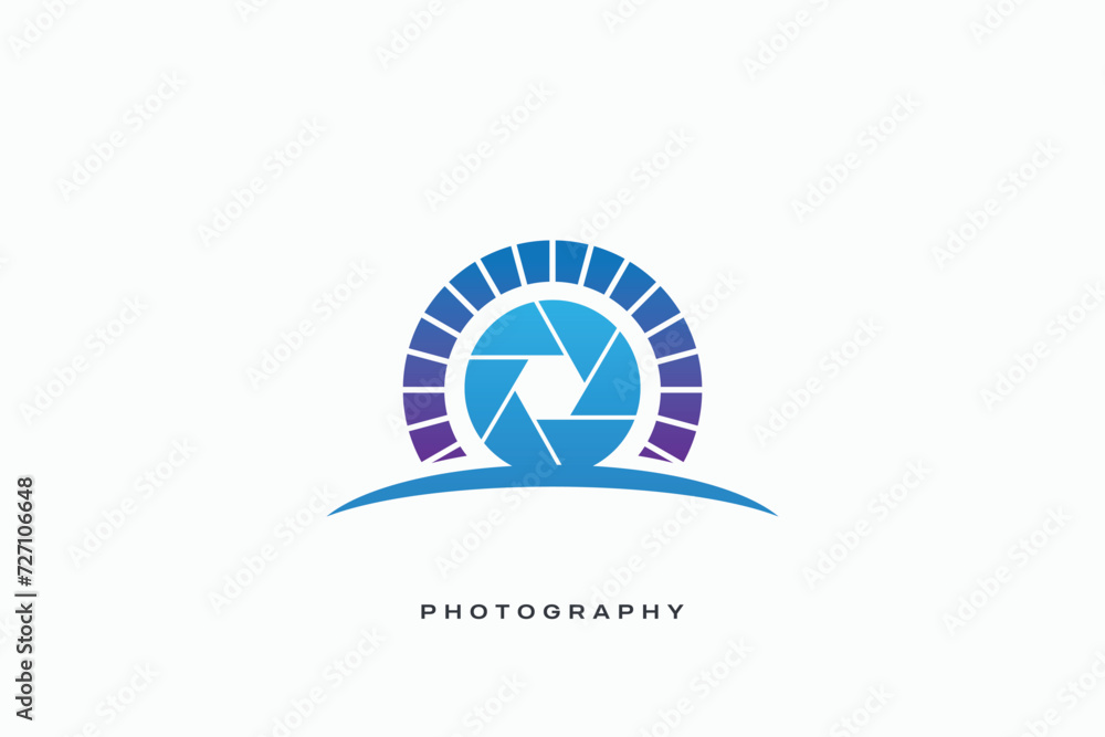 Film media shutter multimedia production vector logo Film media shutter multimedia production vector logo