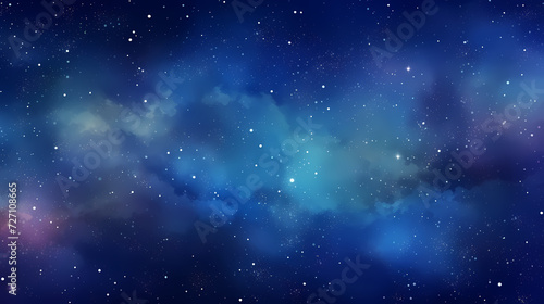 Mysterious star themed gradient background with countless twinkling stars