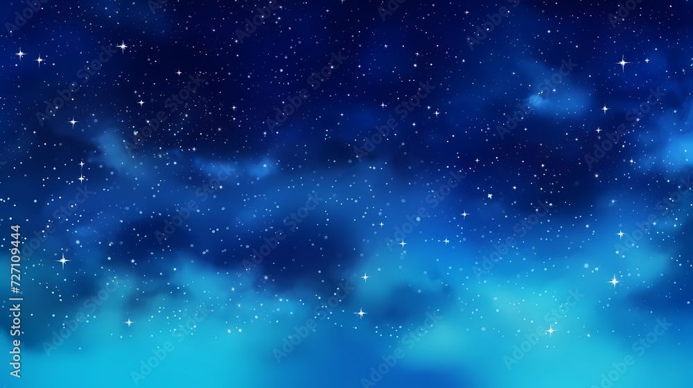 Obraz premium Mysterious star themed gradient background with countless twinkling stars
