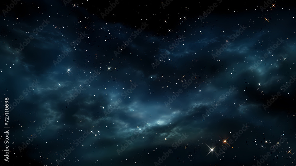 Mysterious star themed gradient background with countless twinkling stars Mysterious star themed gradient background with countless twinkling stars