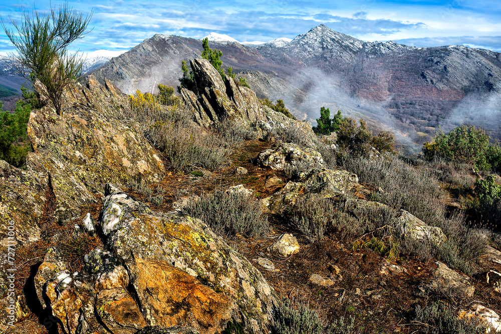 Obraz premium Pico Santuy desde el cerro Bañaderos