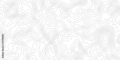 White wave paper curved reliefs abstract background black and white  Background of the topographic line map. Topographic map patterns abstract white topography vector background.